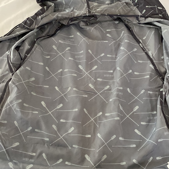 NWT Grand Portage Unisex Paddle Graphic Packable Windbreaker Size XS/S - Picture 3 of 9